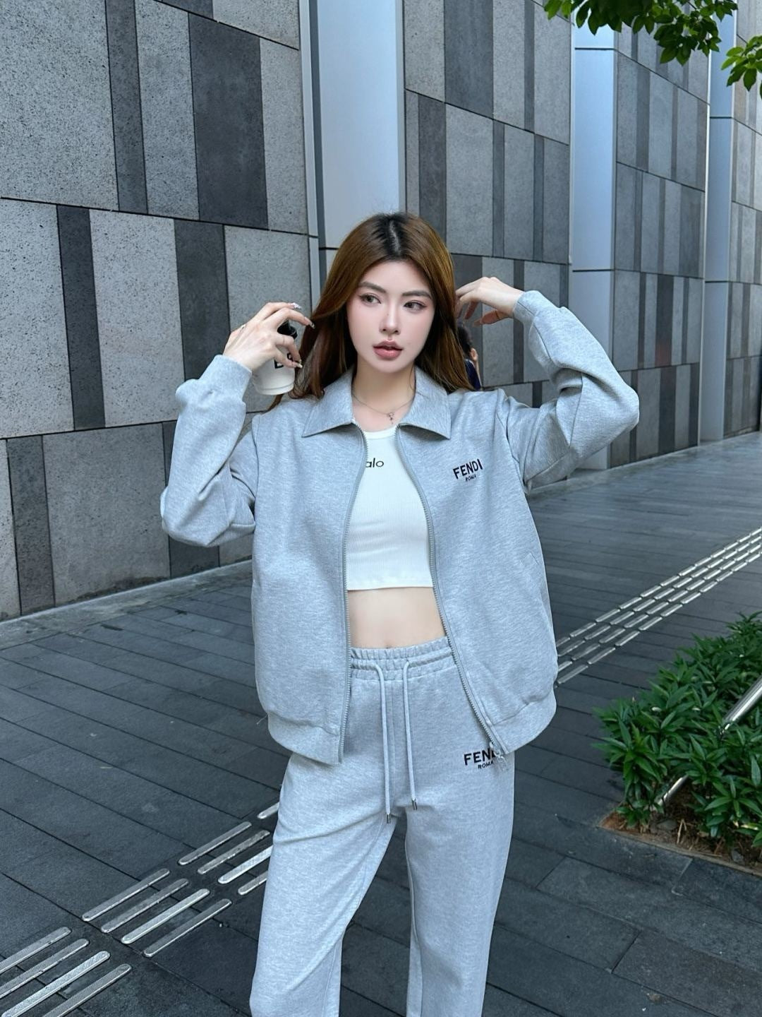 Fend New Double-sided casual suit