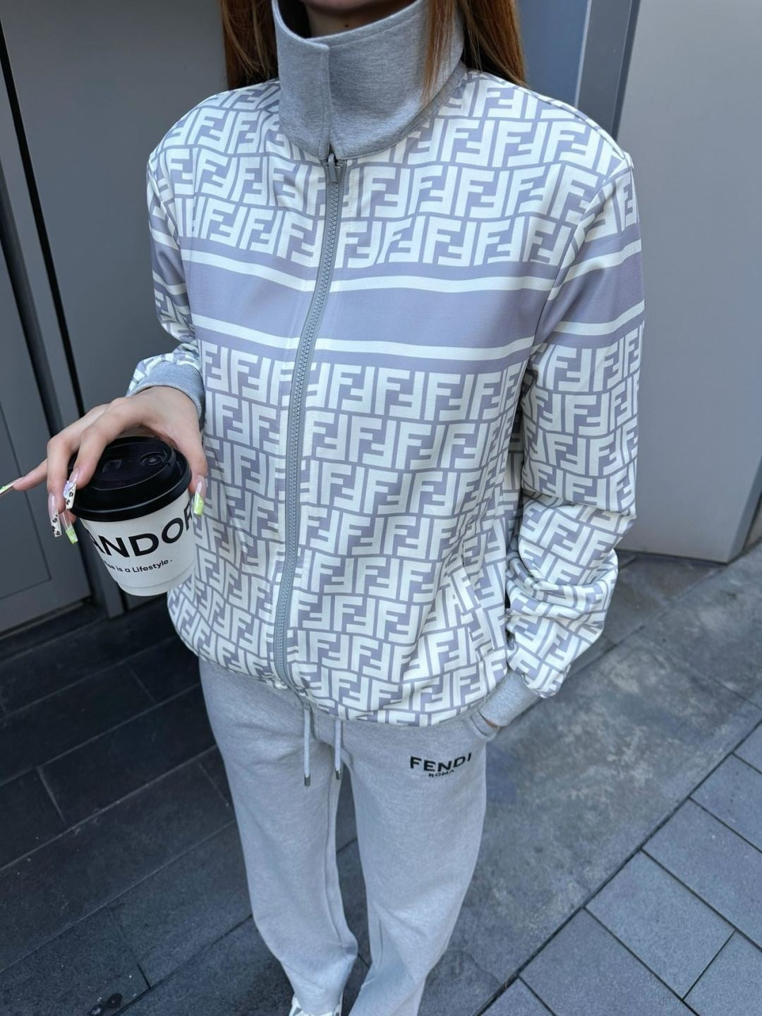 Fend New Double-sided casual suit