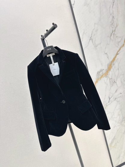 CD New single-button blazer