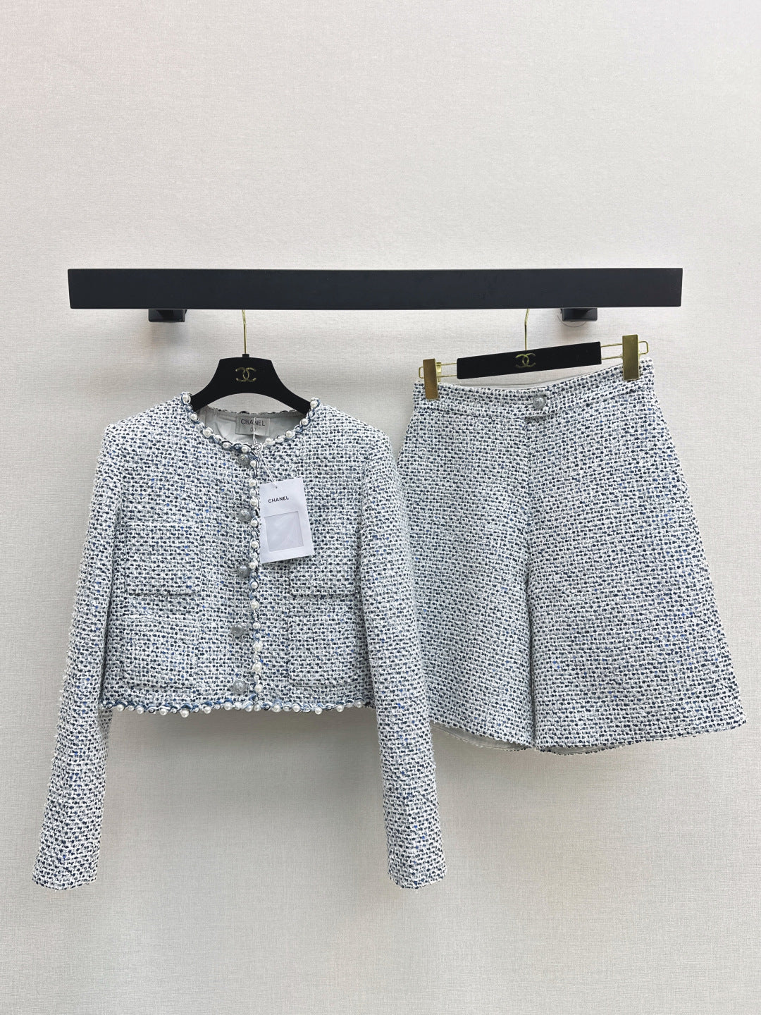 Chan New Beaded Silver Set