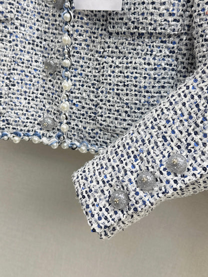 Chan New Beaded Silver Set