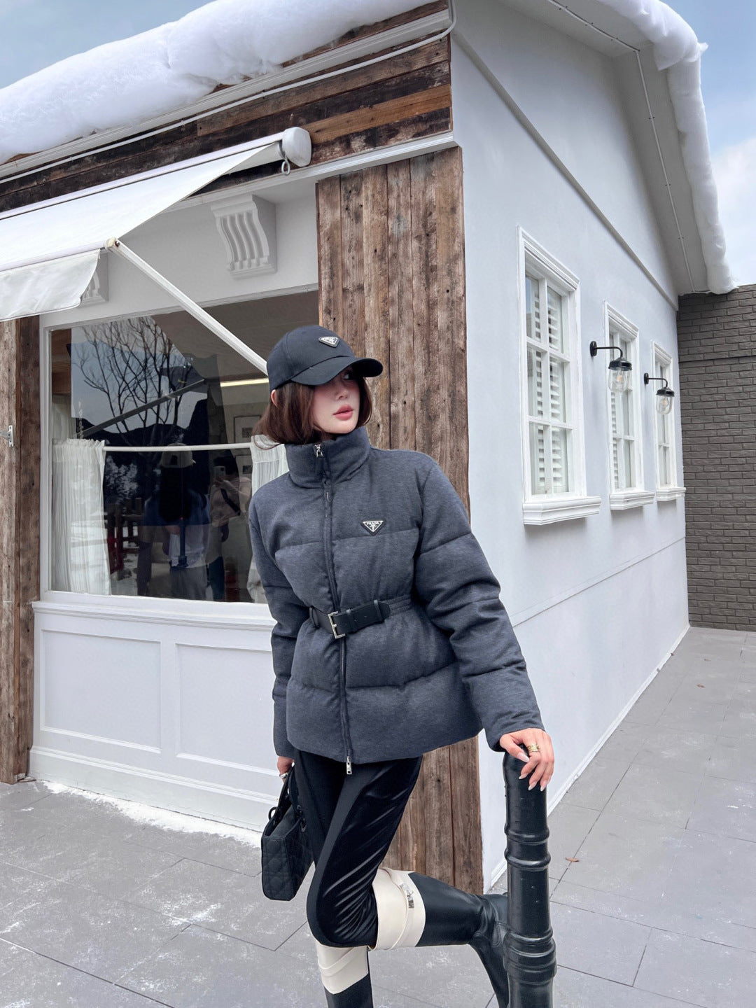 Pra New belt waist down jacket