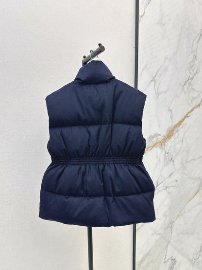 Pra New belt waist vest down jacket