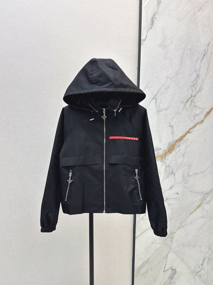 Pra New Red label letter jacket