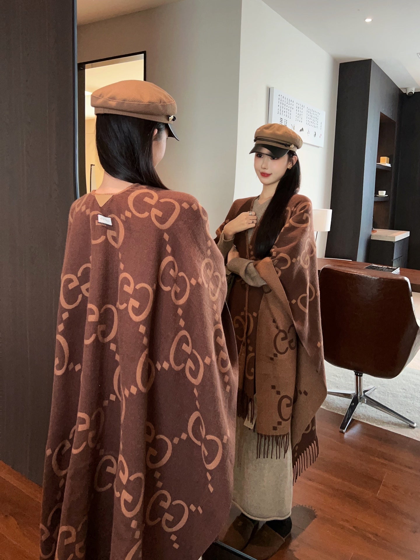 Guc New Cape shawl coat