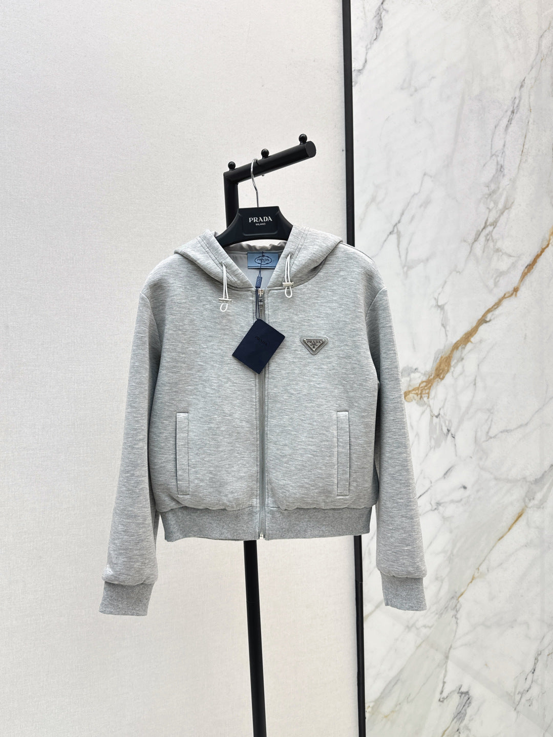 Pra New Hooded zip-up jacket