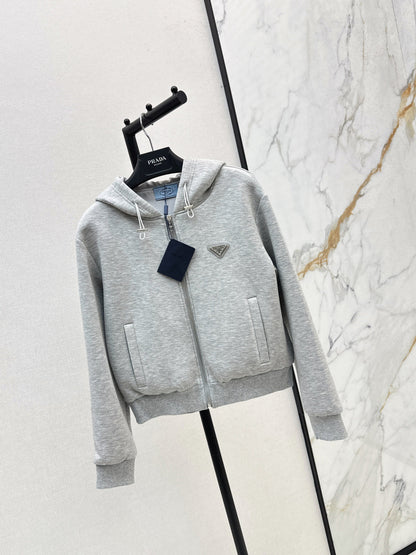 Pra New Hooded zip-up jacket