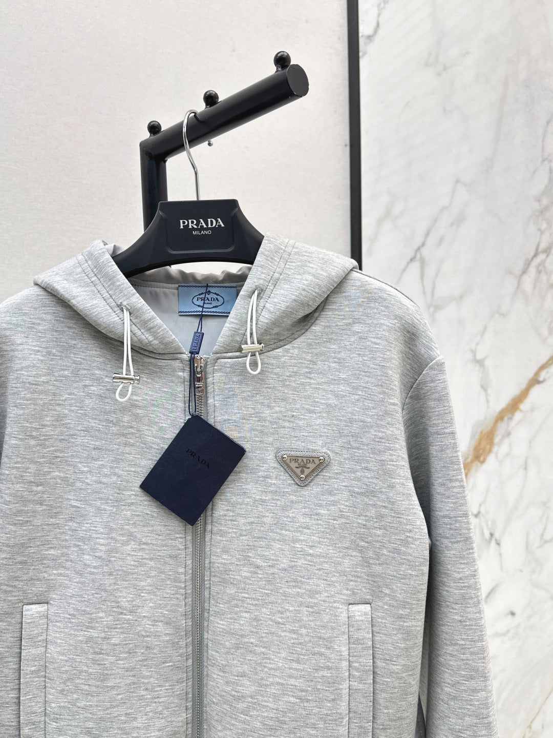 Pra New Hooded zip-up jacket