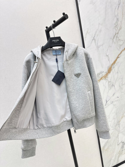 Pra New Hooded zip-up jacket