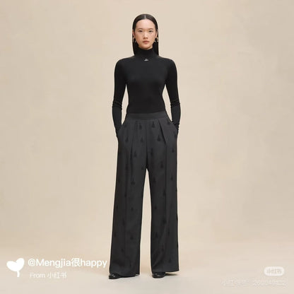 Herm New Silk wide-leg pants