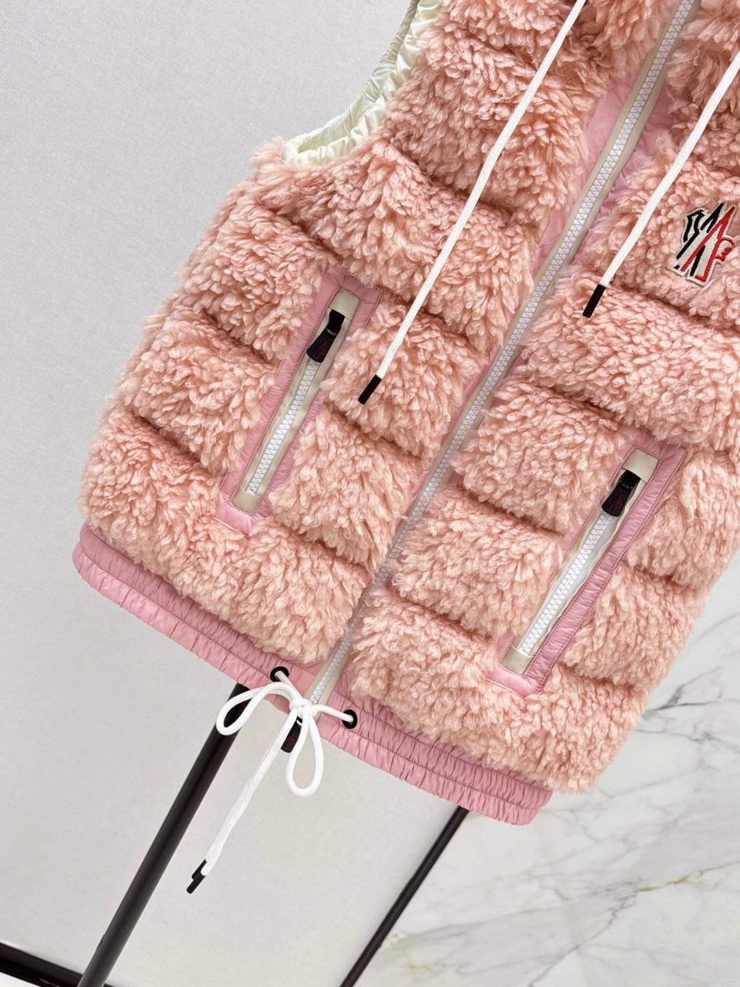 Monc New lambswool vest down jacket