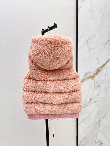 Monc New lambswool vest down jacket