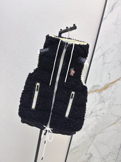 Monc New lambswool vest down jacket