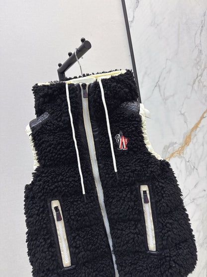 Monc New lambswool vest down jacket
