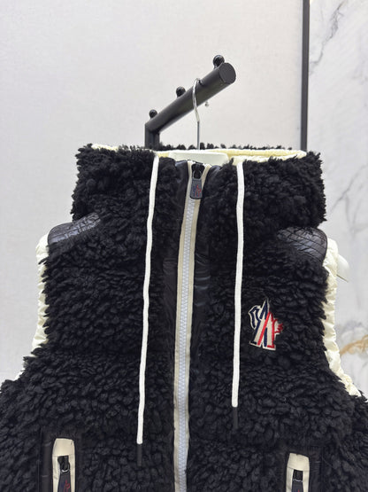Monc New lambswool vest down jacket