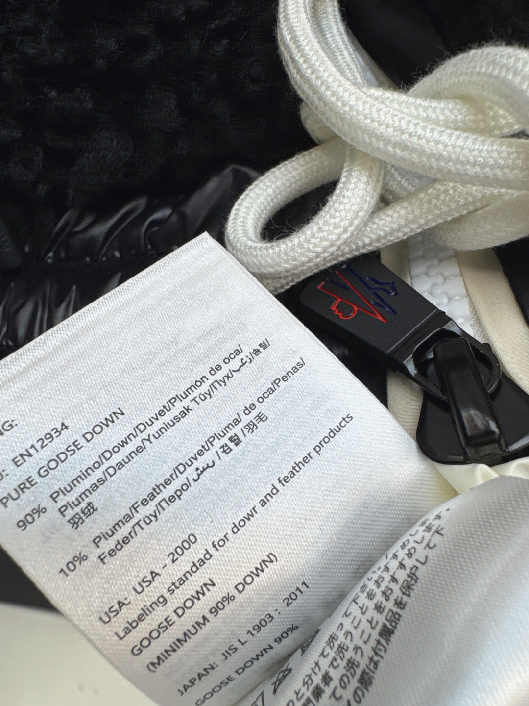 Monc New lambswool vest down jacket