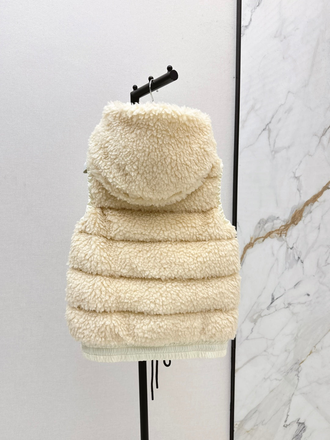 Monc New lambswool vest down jacket