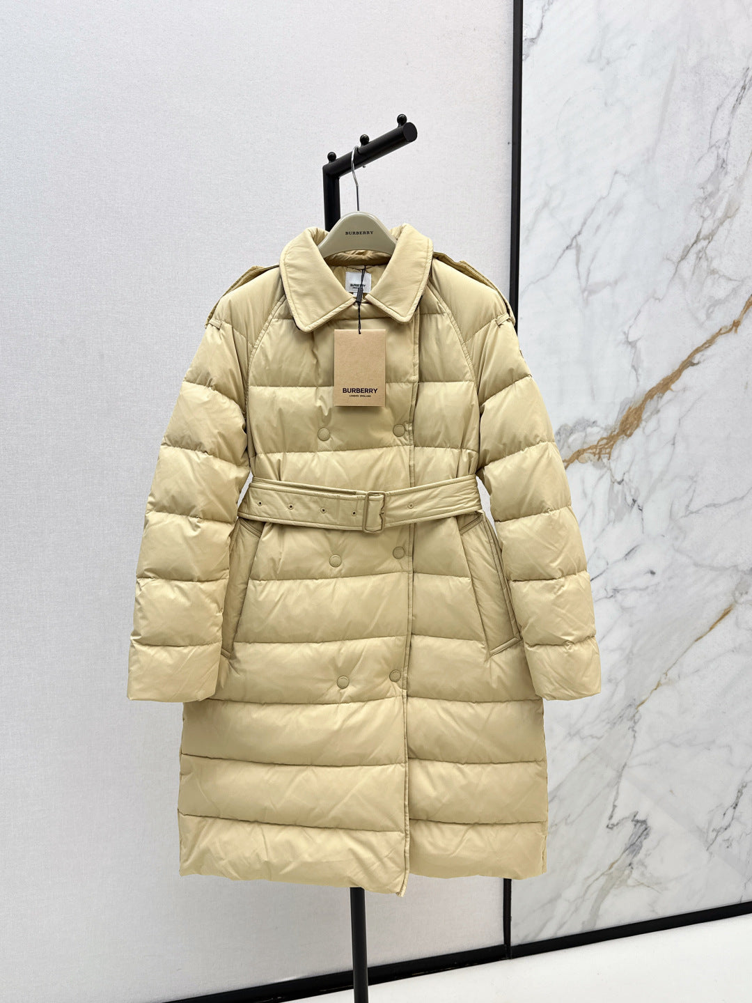 Bur New Double-breasted long down jacket