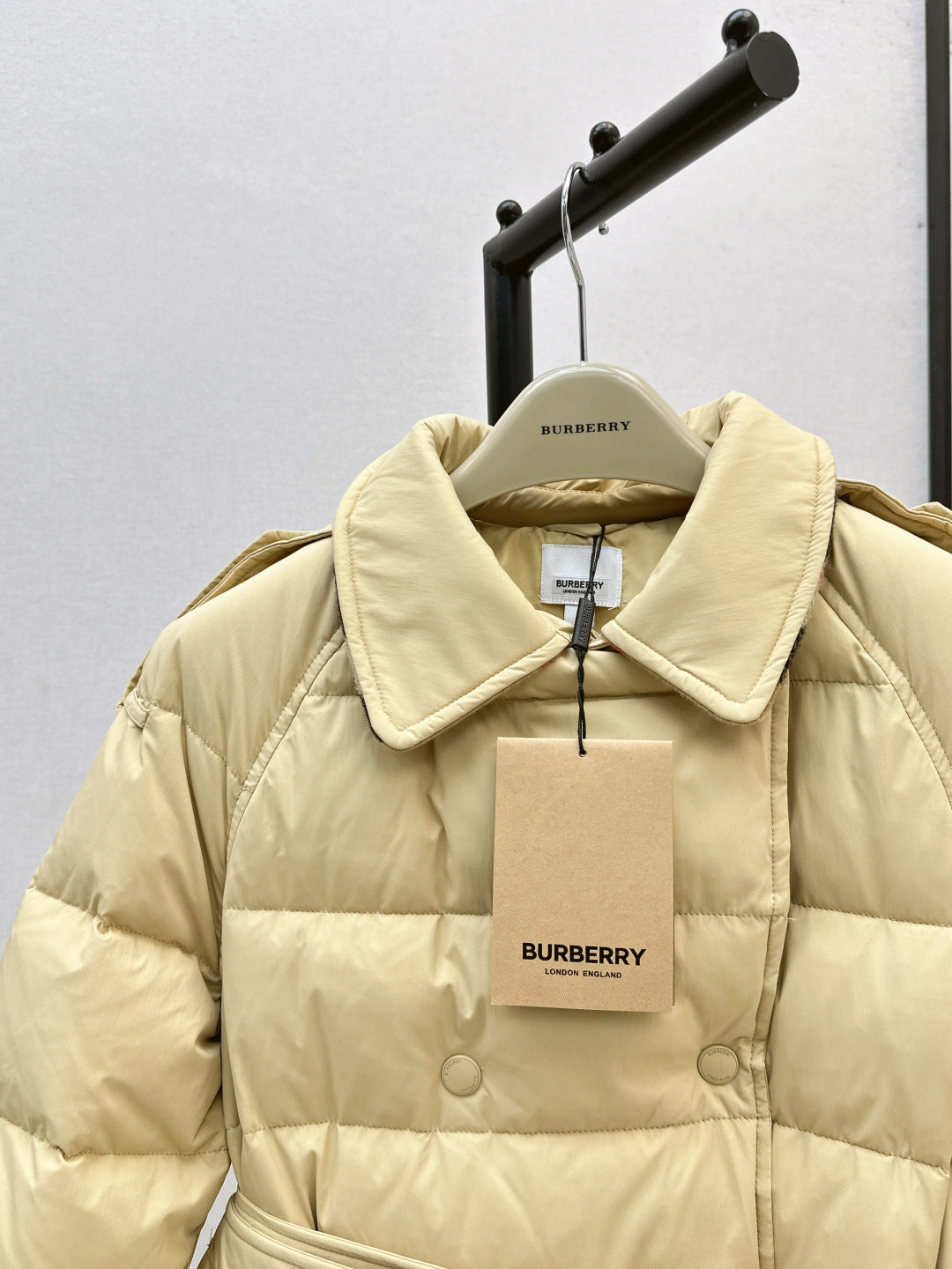 Bur New Double-breasted long down jacket