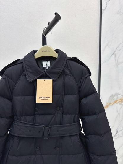 Bur New Double-breasted long down jacket