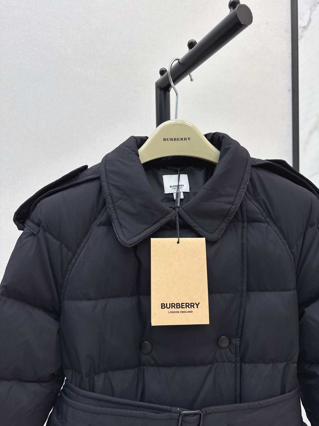 Bur New Double-breasted long down jacket