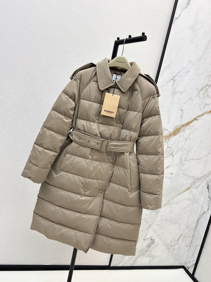Bur New Double-breasted long down jacket
