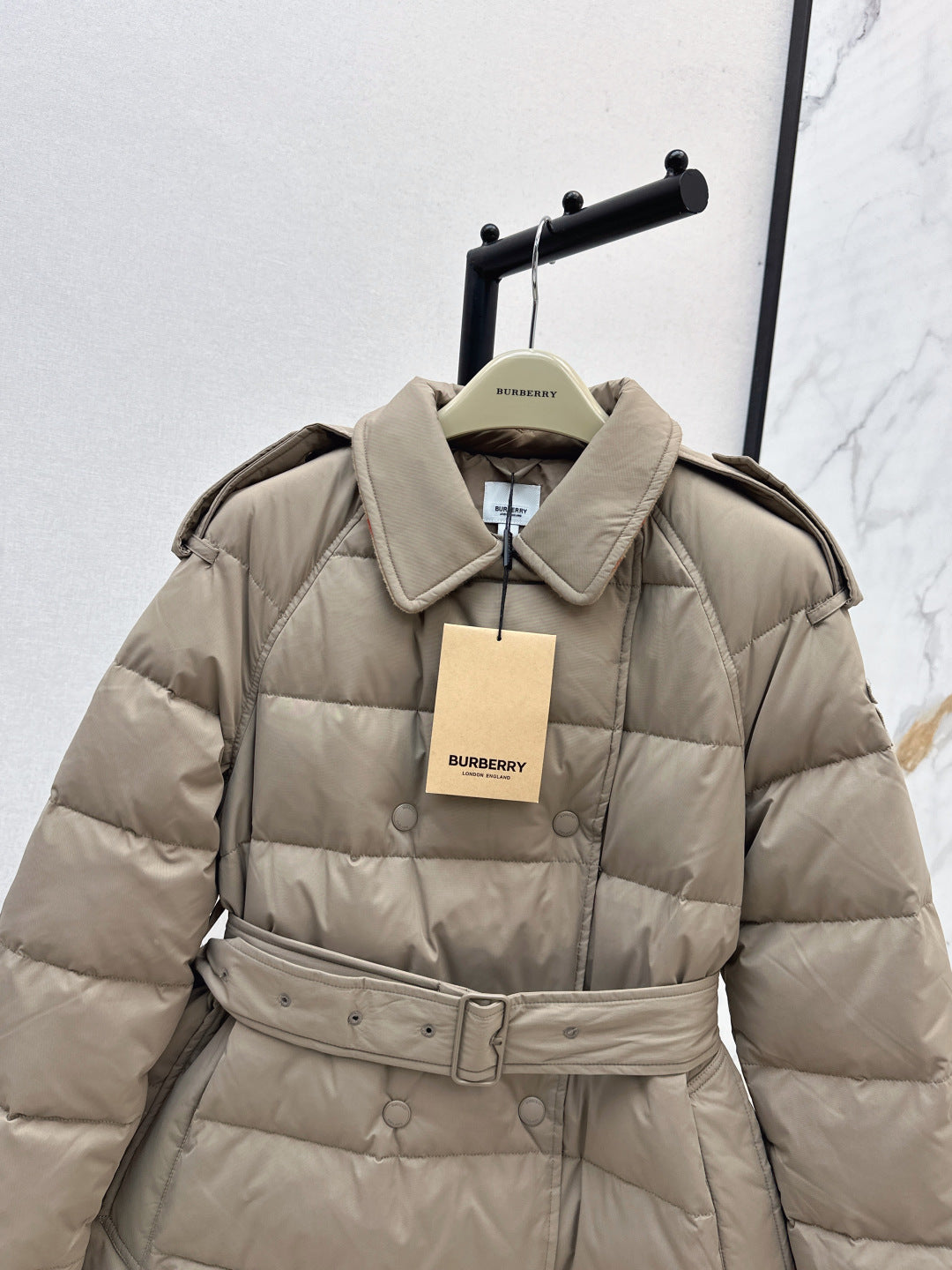 Bur New Double-breasted long down jacket