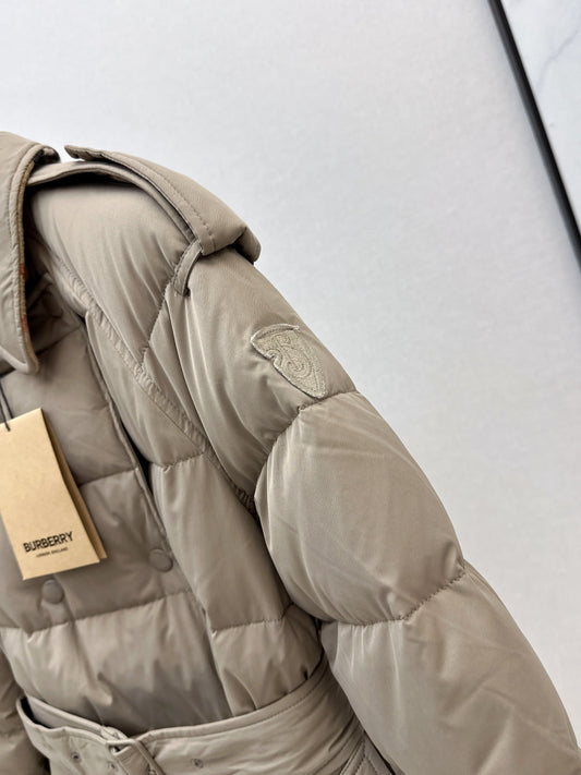 Bur New Double-breasted long down jacket