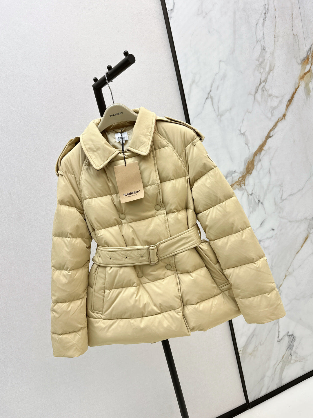 Bur New Double-breasted short down jacket