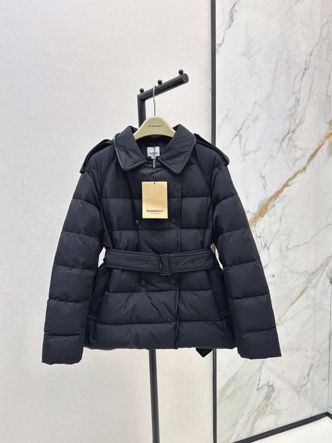 Bur New Double-breasted short down jacket