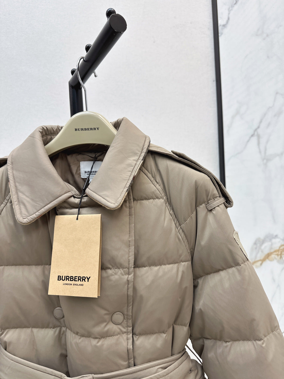 Bur New Double-breasted short down jacket