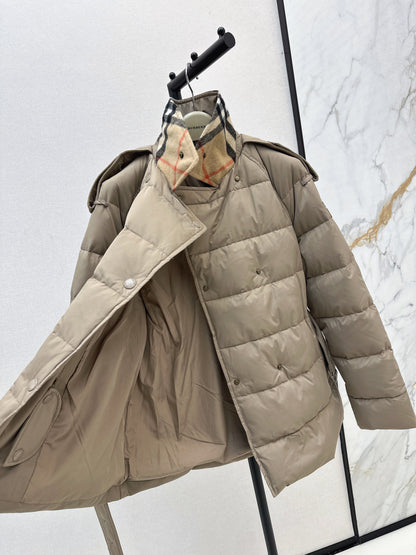 Bur New Double-breasted short down jacket