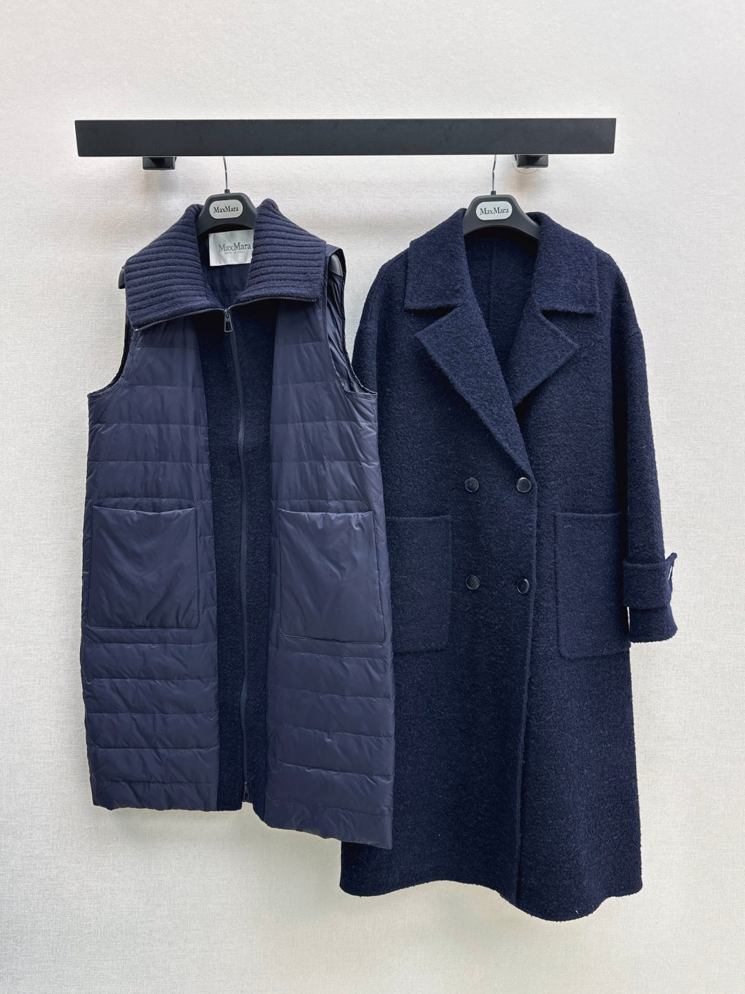 Max New Down vest + coat two-piece set