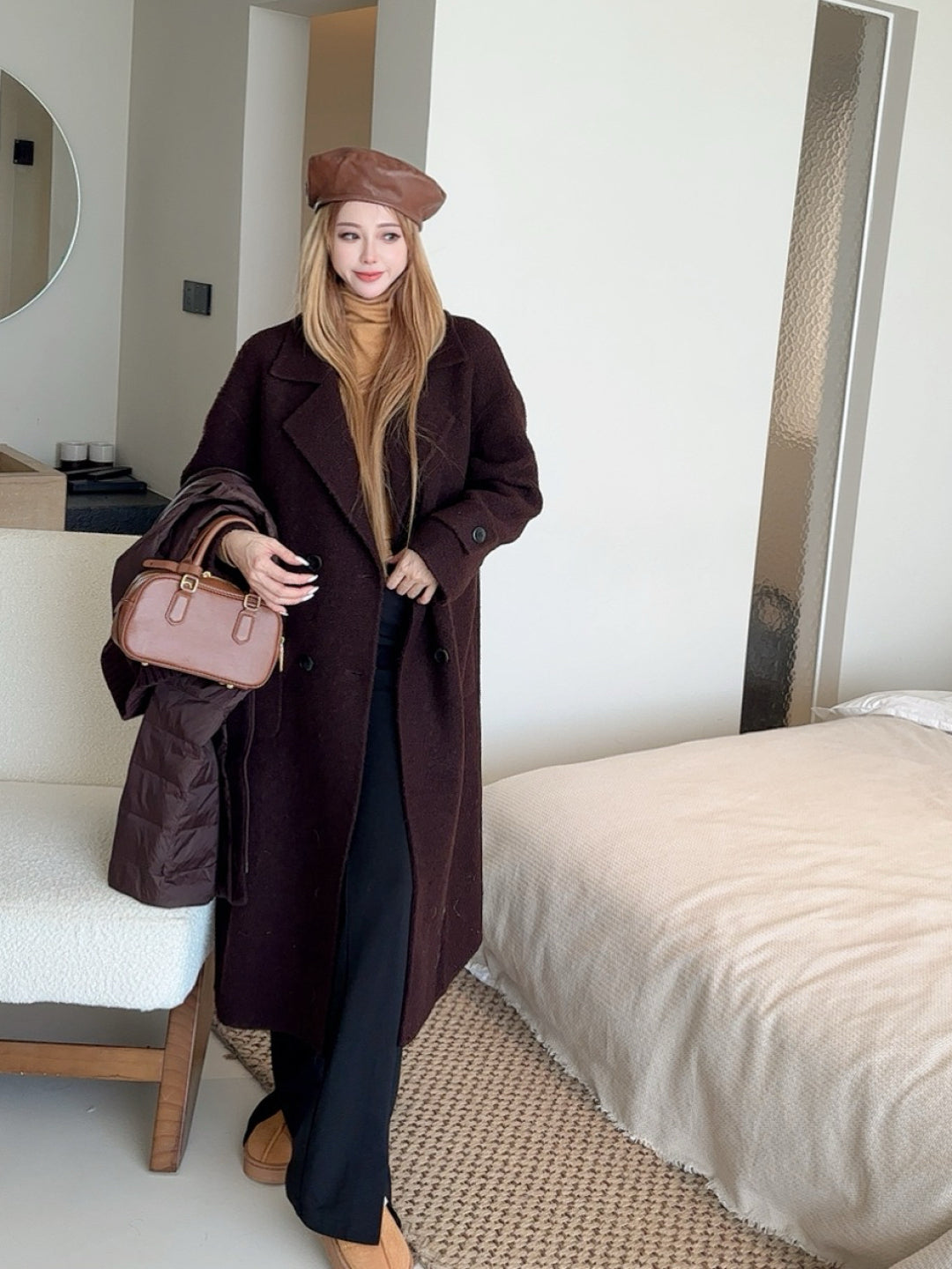 Max New Down vest + coat two-piece set