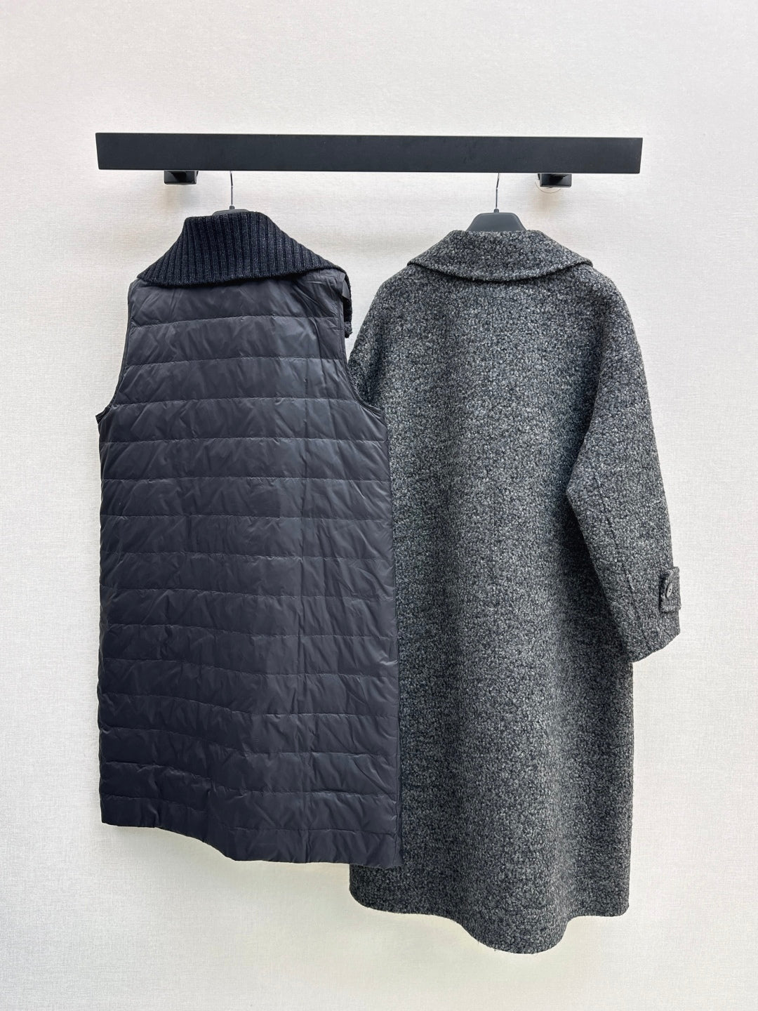 Max New Down vest + coat two-piece set