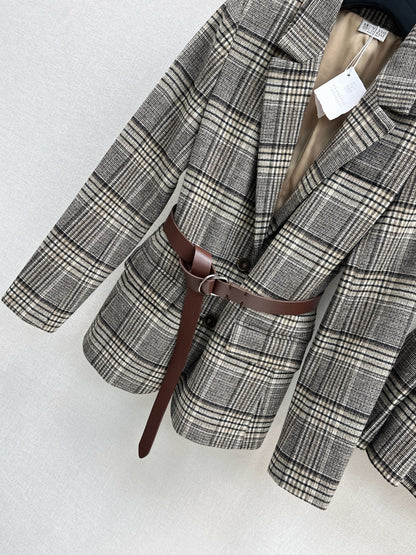 Brune New plaid suit
