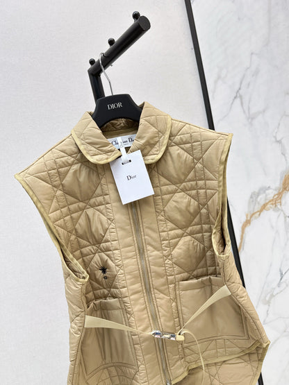 CD New Plaid vest jacket