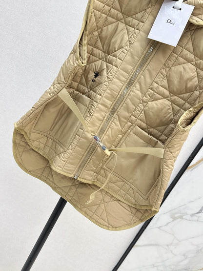 CD New Plaid vest jacket