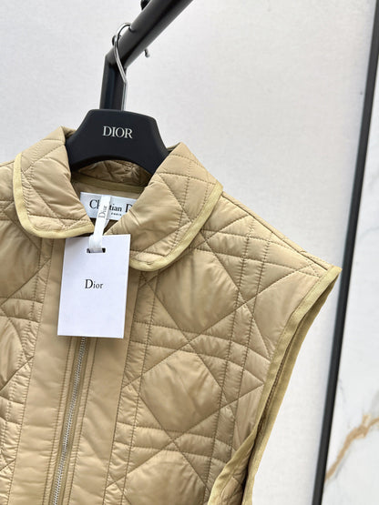 CD New Plaid vest jacket