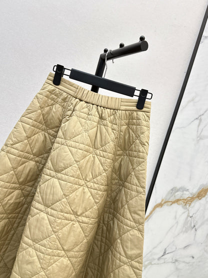 CD New Plaid long skirt