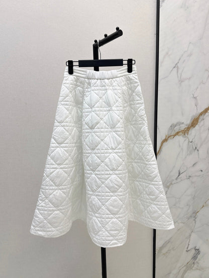 CD New Plaid long skirt