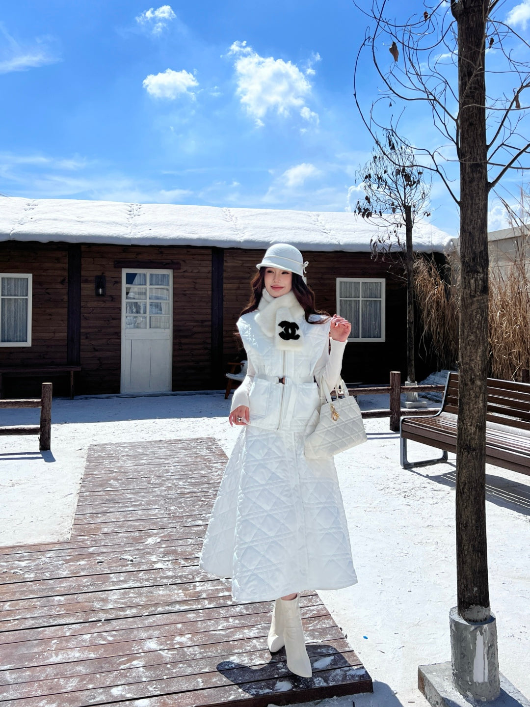 CD New Plaid vest jacket