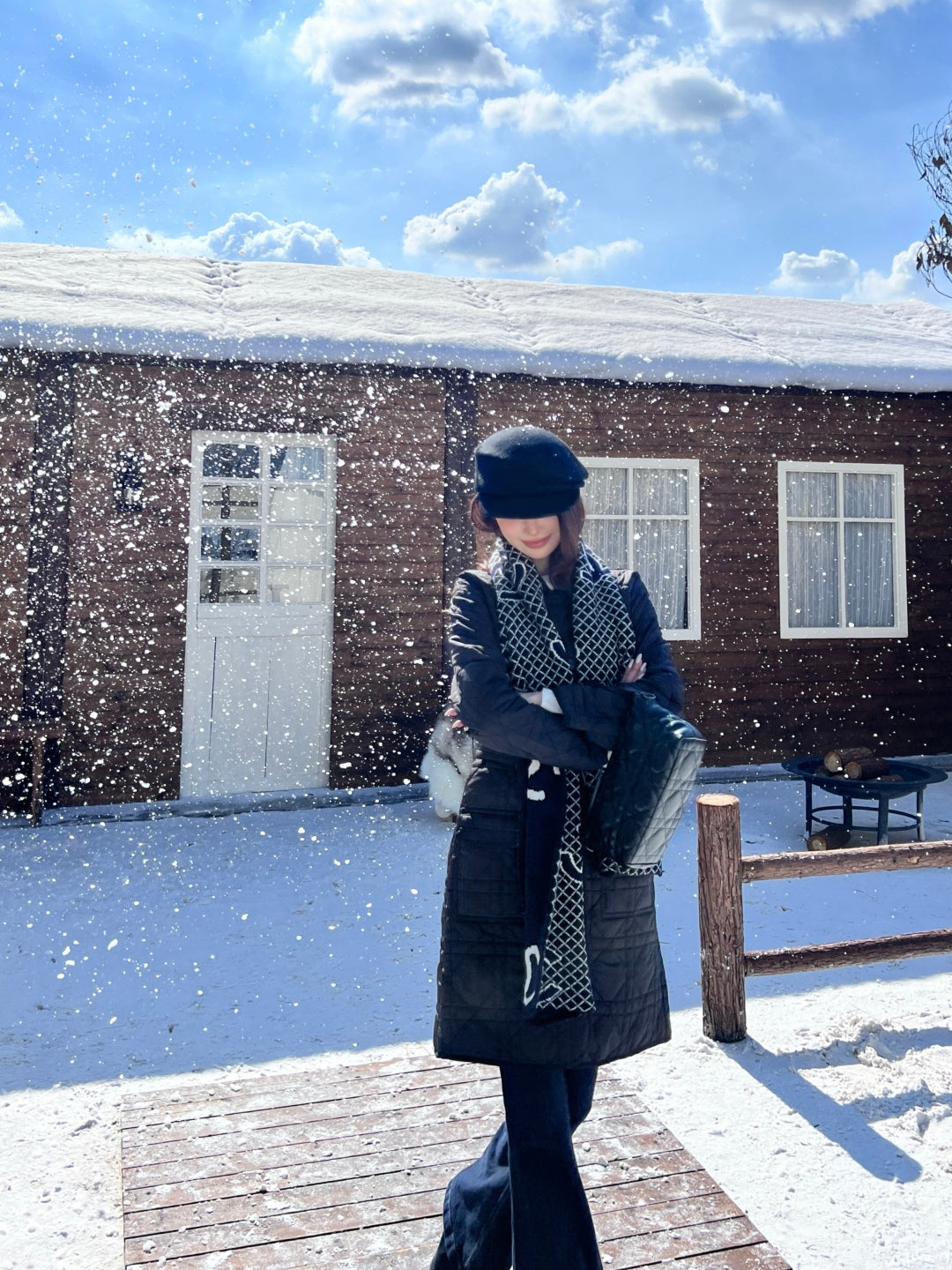 CD New lapel long jacket