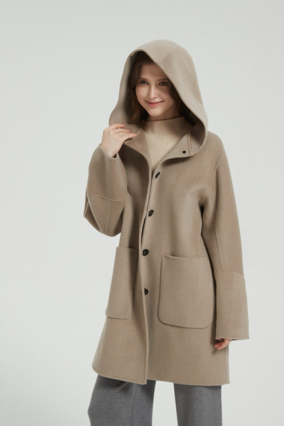 Loro New hooded coat