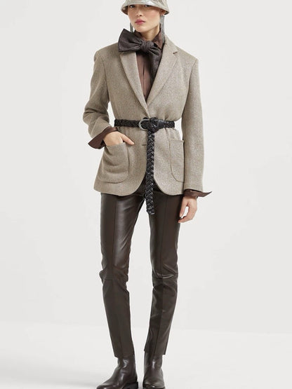 Brune New belt blazer
