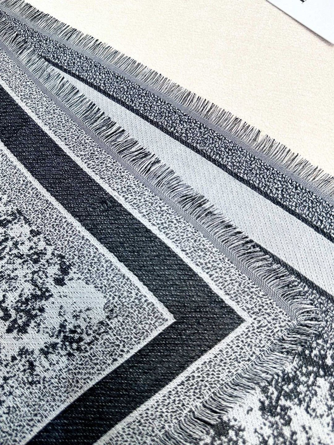 CD classic print scarf