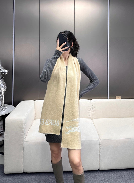 Bur High end knitted patchwork scarf