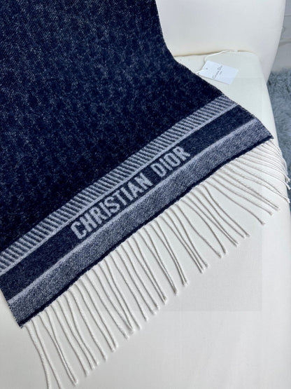 CD Classic printed double-sided cashmere scarf