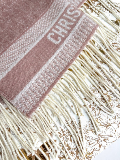 CD Classic printed double-sided cashmere scarf