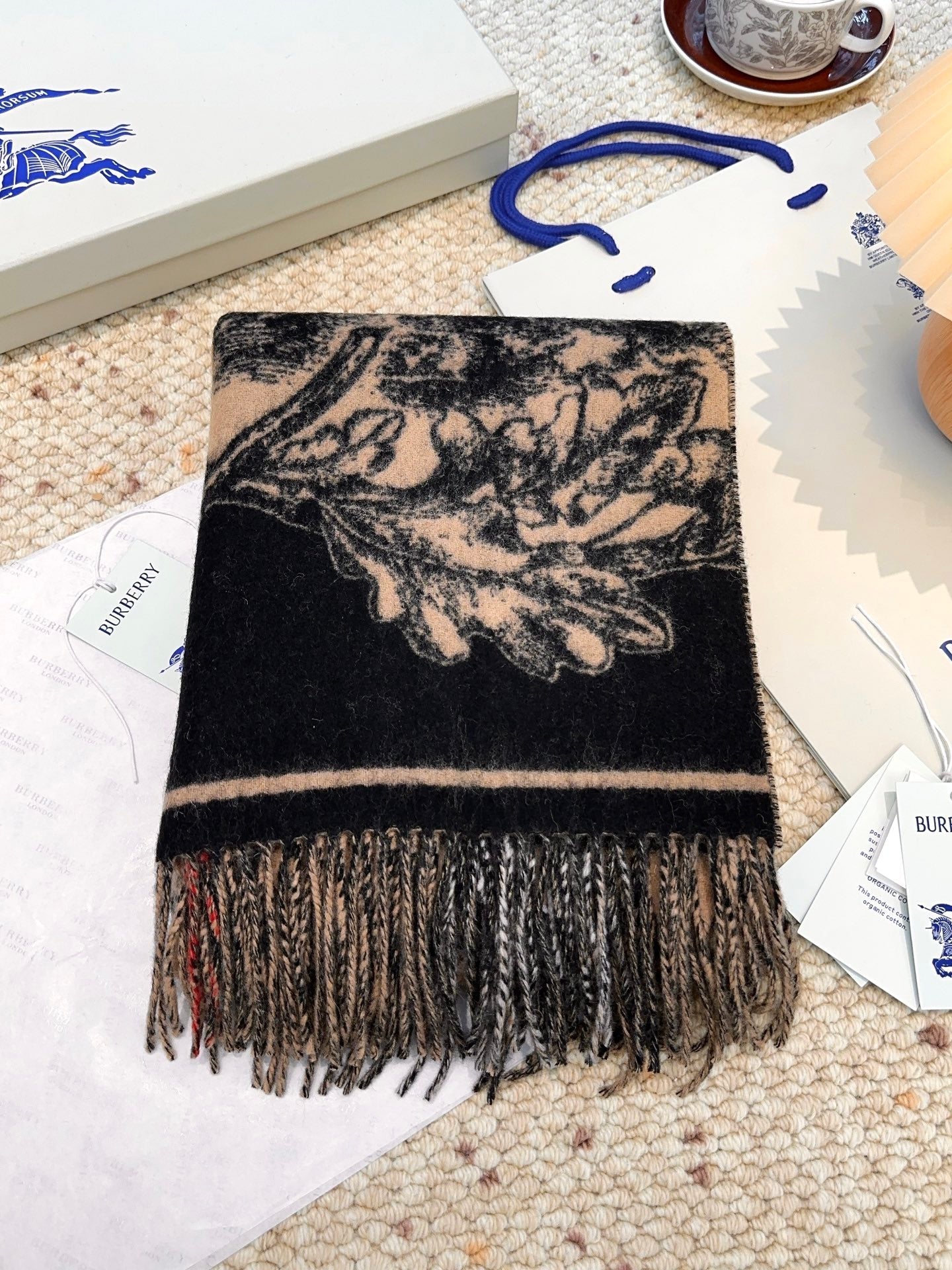 Bur War Horse Knight Reversible Shawl